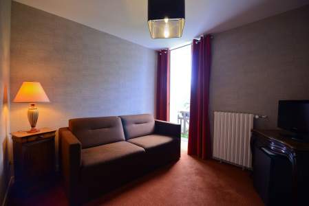 Manoir du Lys · Hôtel Restaurant Normandie · Orne (61), chambre famille<br />
 