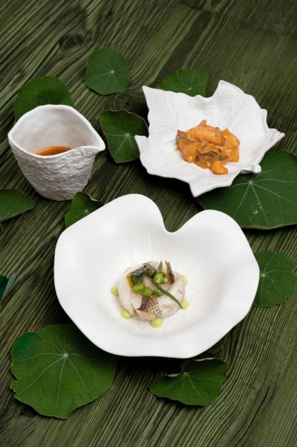 Plat Poisson - Le Manoir du Lys · Hôtel Restaurant 4 étoiles Normandie · Bagnoles-de-l'Orne