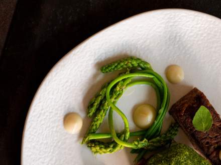 Restaurant étoilé Normandie · Manoir du Lys · Chef Franck Quinton · Plat